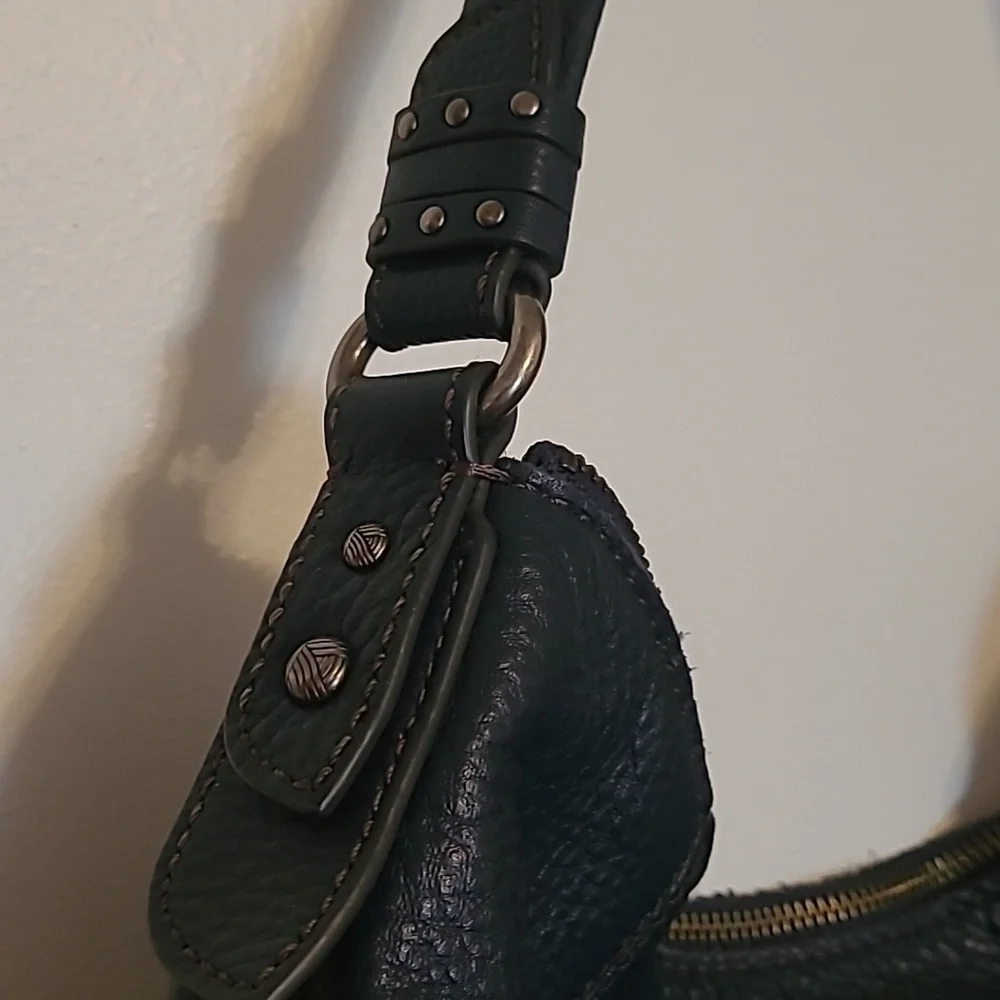 The SAK Sequoia Hobo soft Butter Cream Blue leather Shoulder Bag - Picture 3 of 16